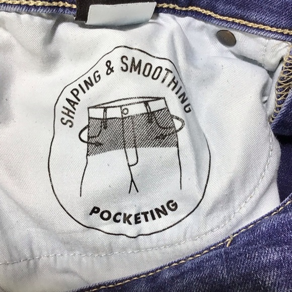 Buckle Black Dark Blue Ankle Skinny Jeans - Picture 5 of 11